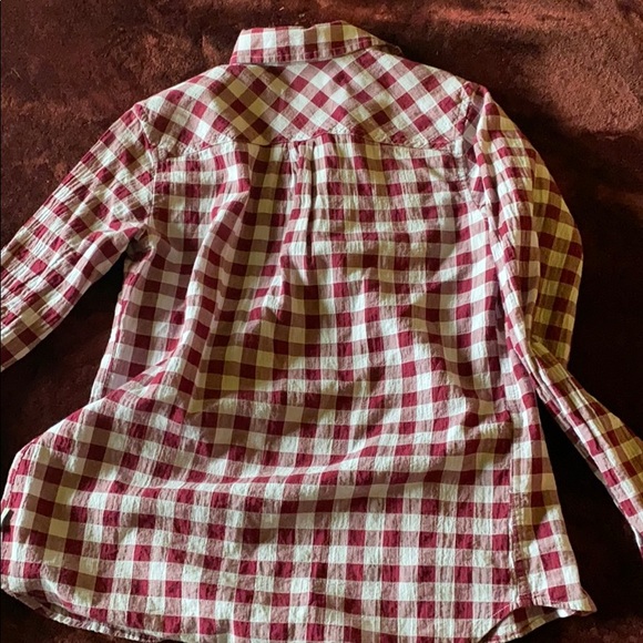 Eddie Bauer, plaid button shirt ♥️ - Picture 5 of 5